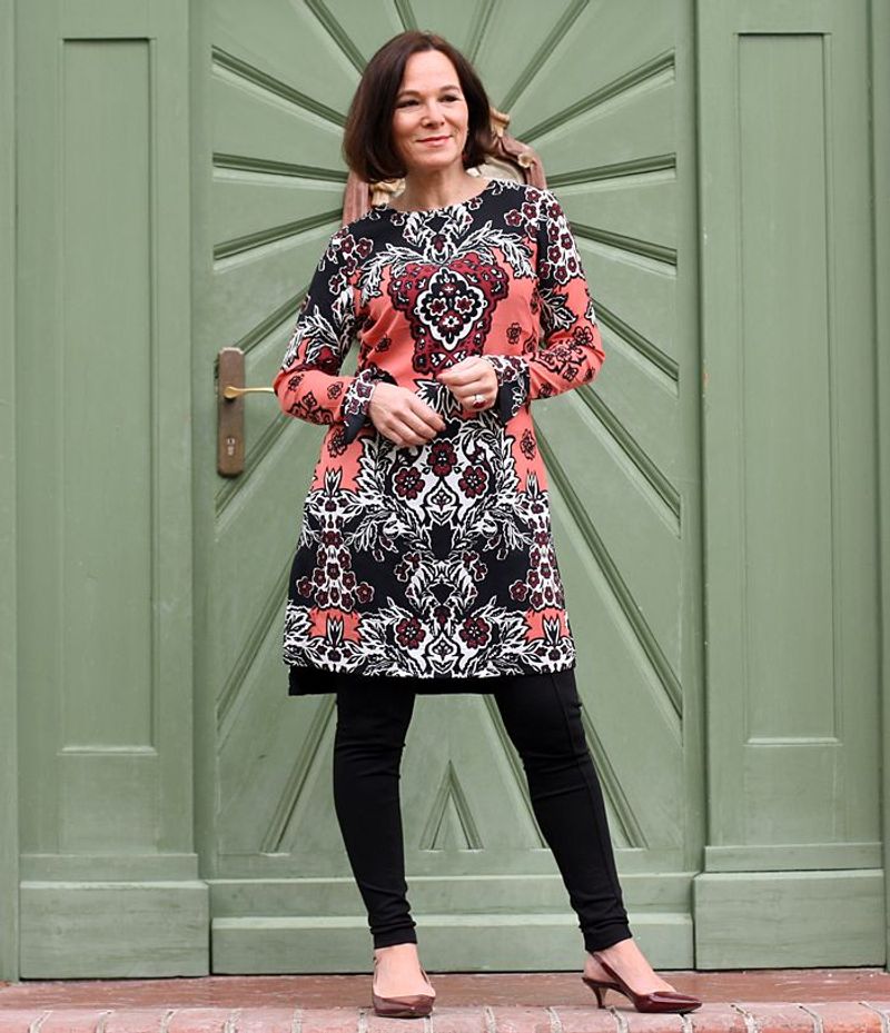 Long, Oversized Tunics with Leggings