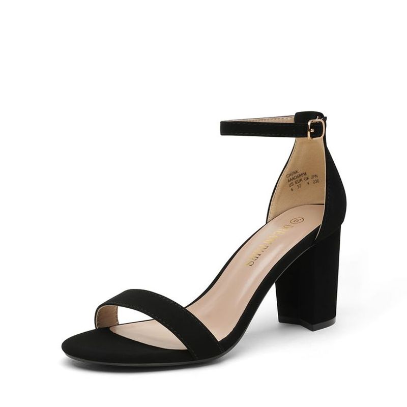 Dream Pairs Chunky Low-Heel Pump Sandals