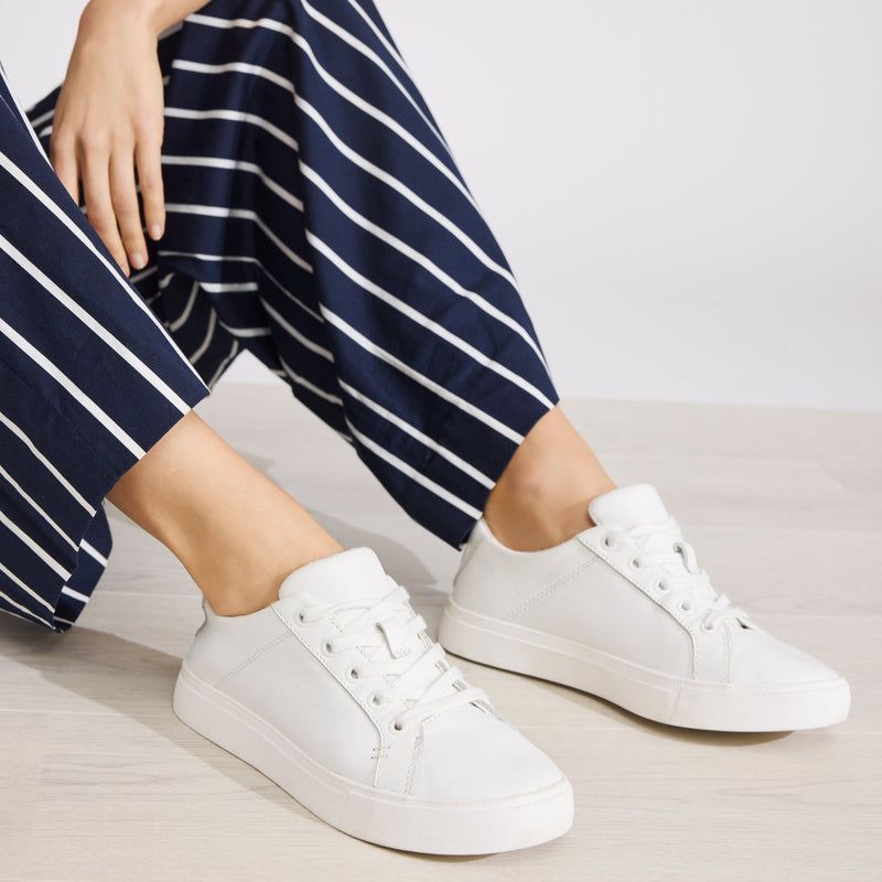 Minimalist Leather Lace-Ups