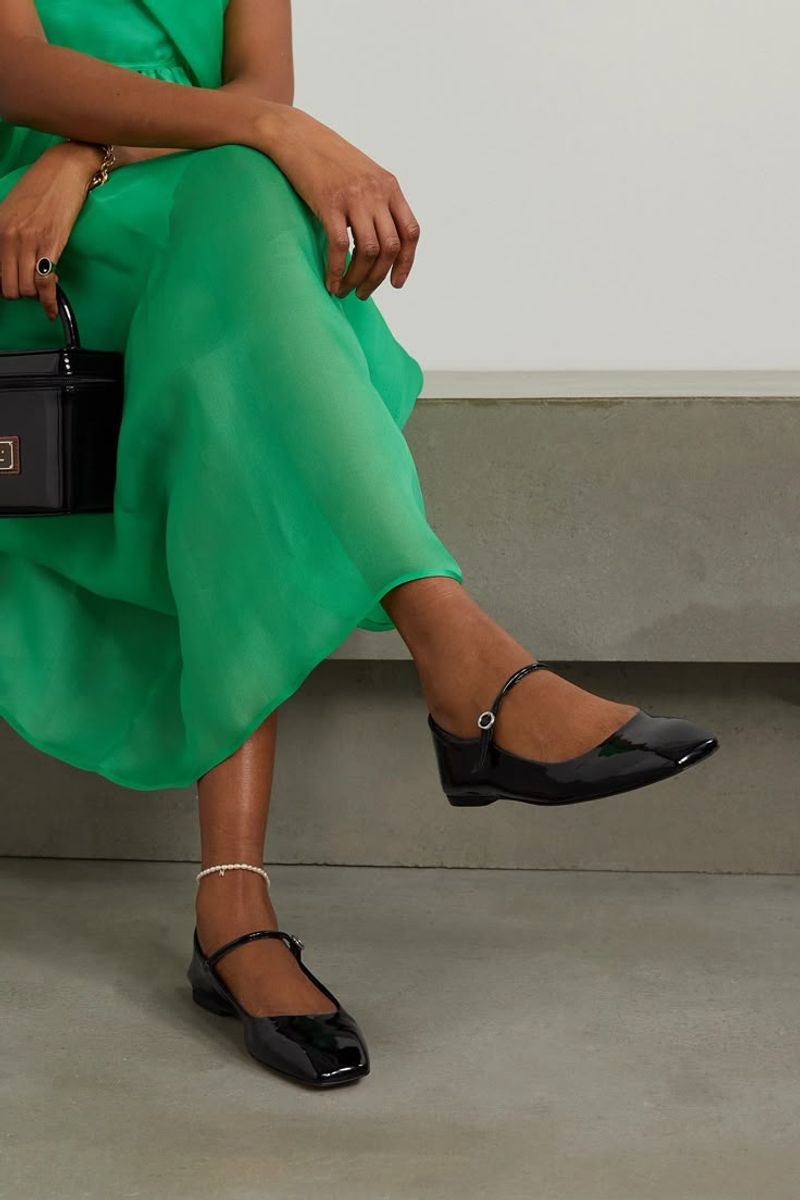 Aeyde Uma Square-Toe Flats