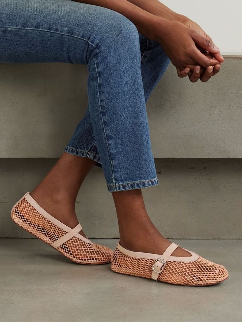 Mesh Ballet Flats
