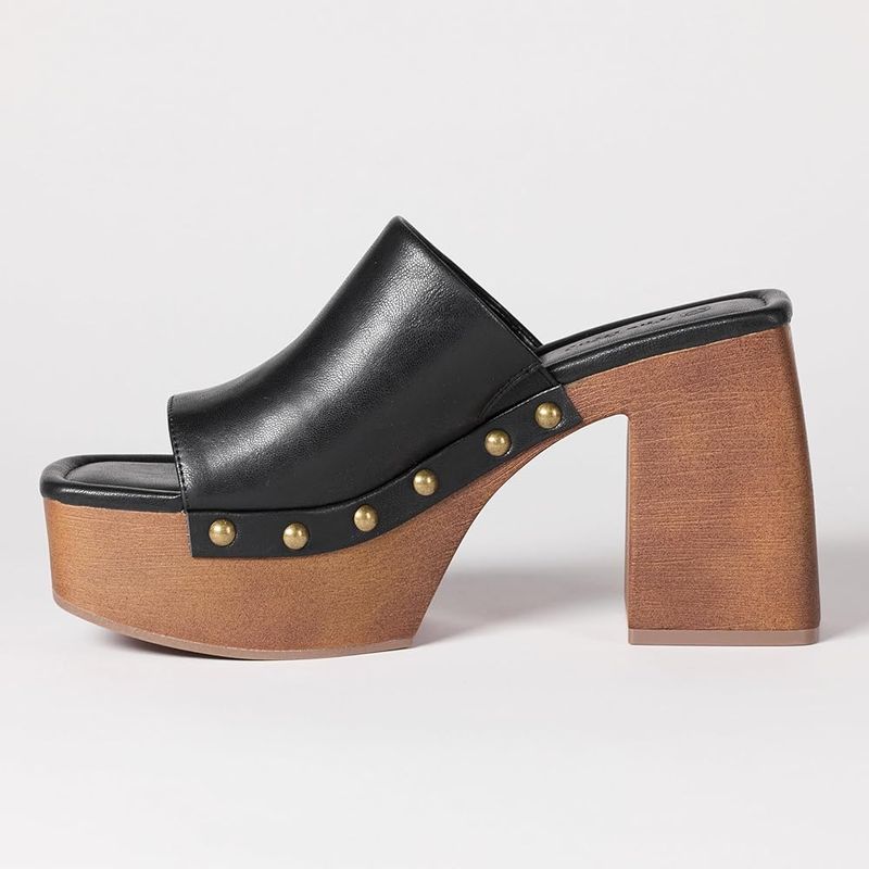 The Drop Millie Platform Open Toe Mule