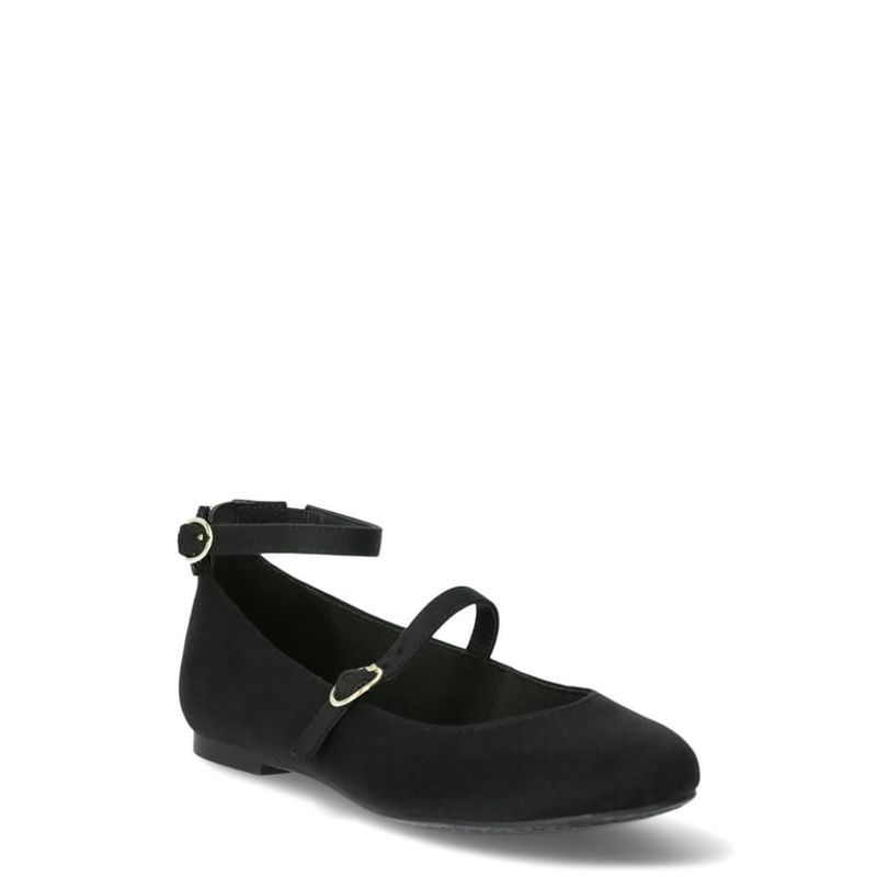 No Boundaries Ankle-Strap Mary Jane Flats