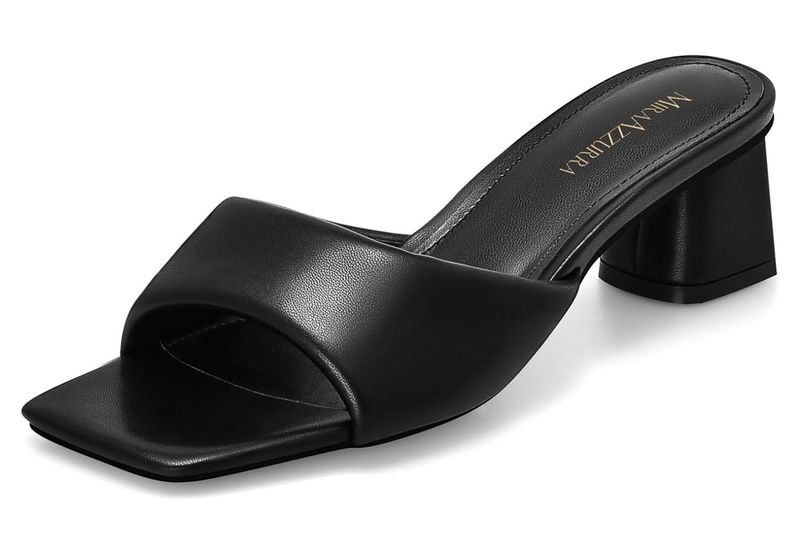 Miraazzurra Chunky Heel Mules