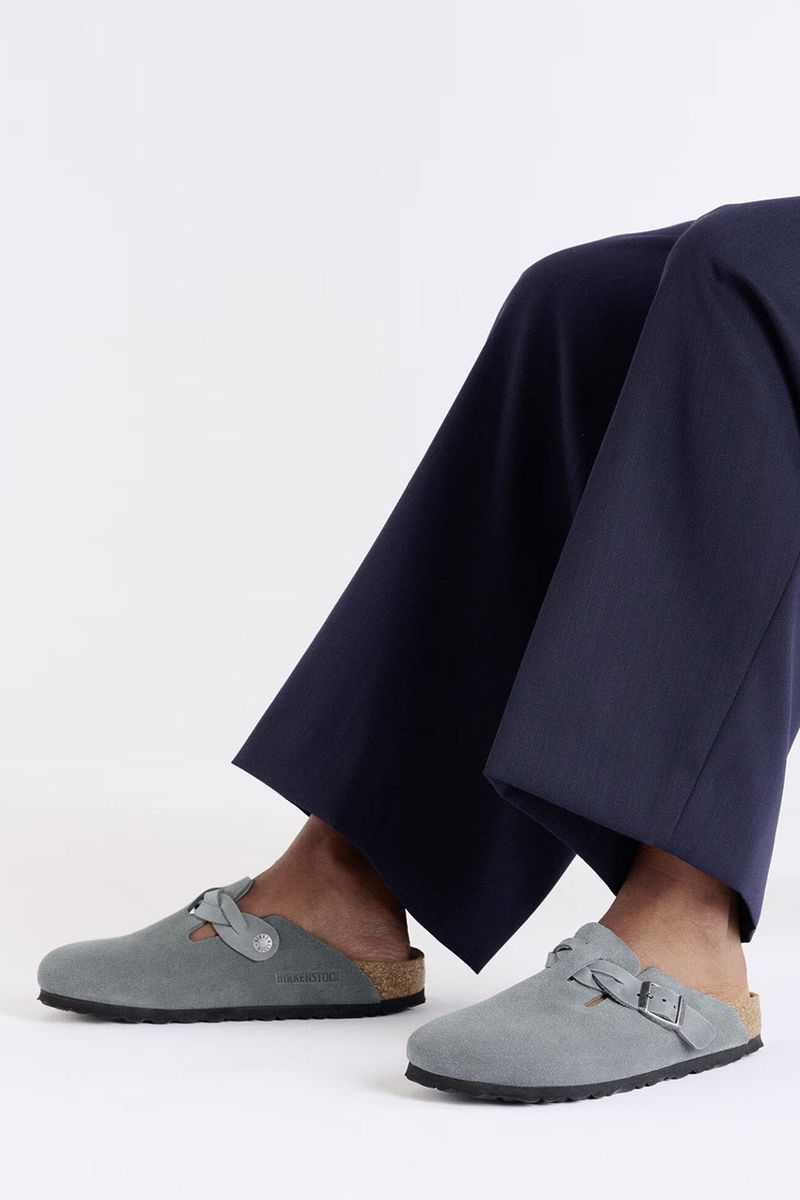 Artisanal Touch: Boston Braided Suede Leather