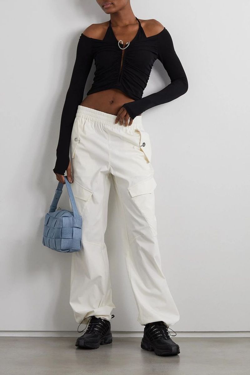 High-Top Fashion Sneakers (Monochrome or Designer-Inspired)