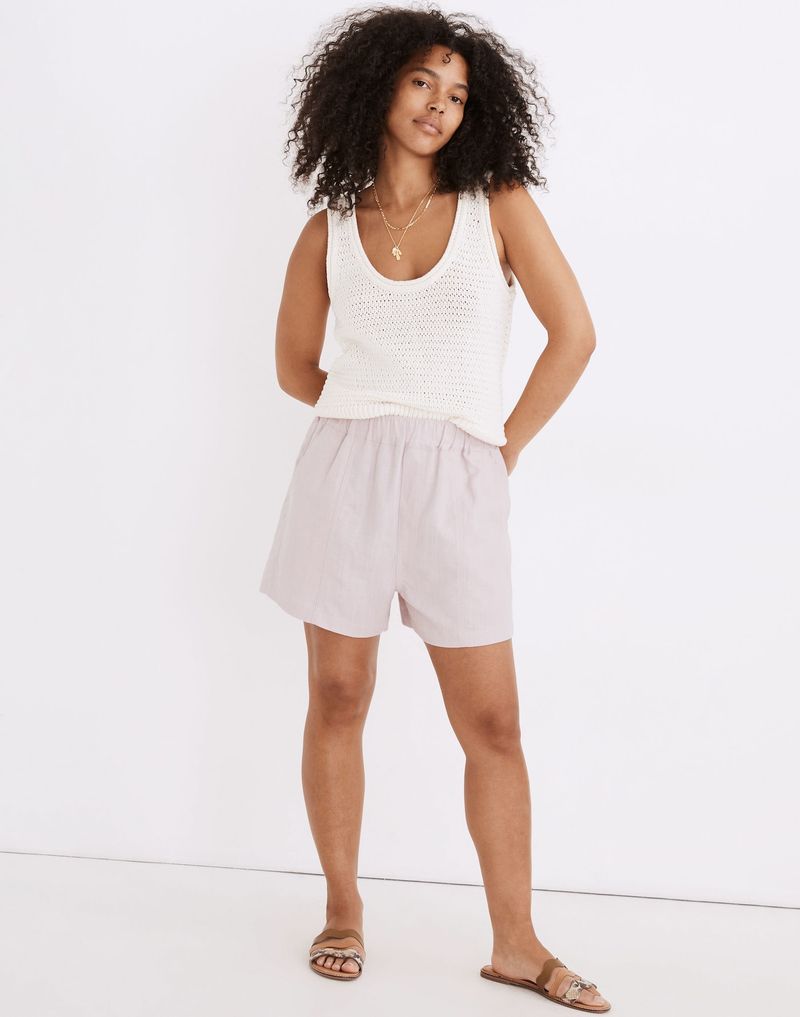 Madewell Linen-Blend Pull-On Shorts