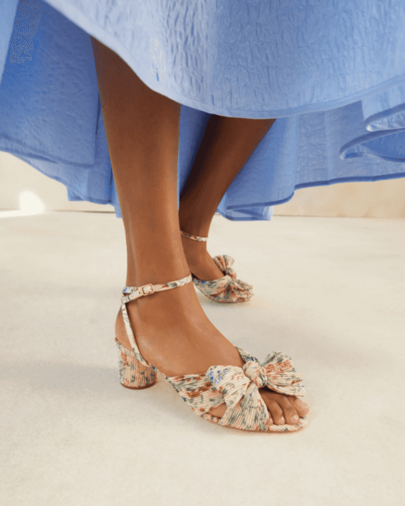Loeffler Randall 'Dahlia' Pleated Bow Heels