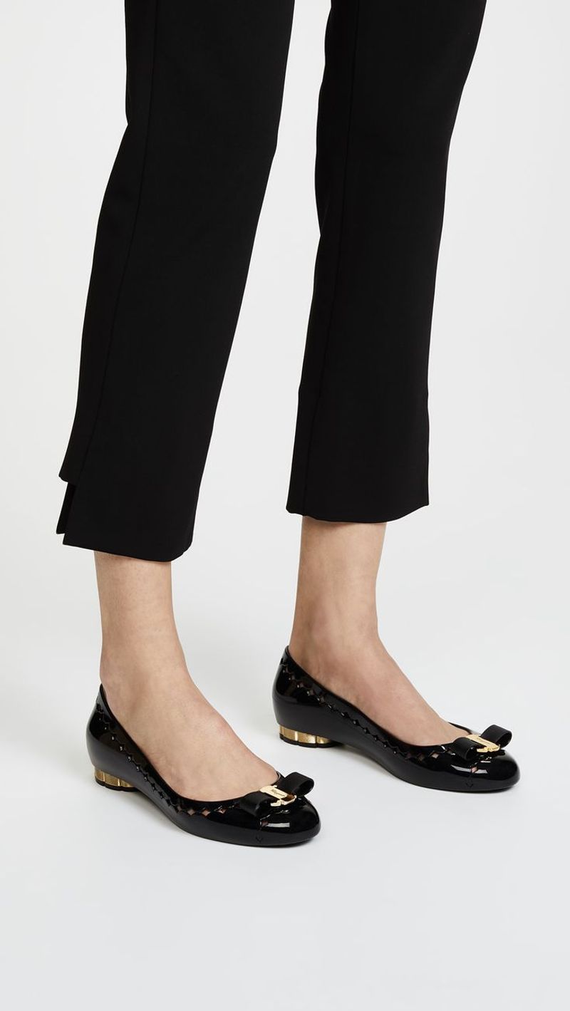 Rubber Ballet Flats