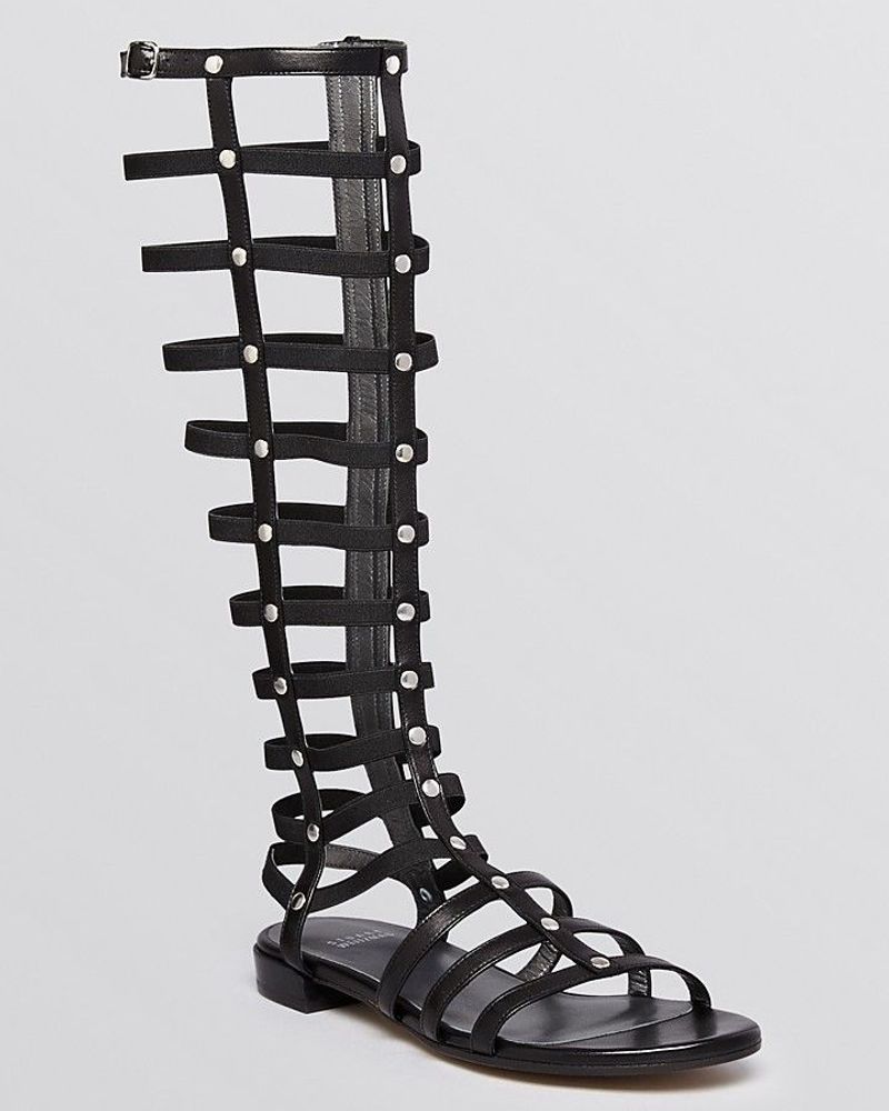 Knee-High Gladiator Sandals
