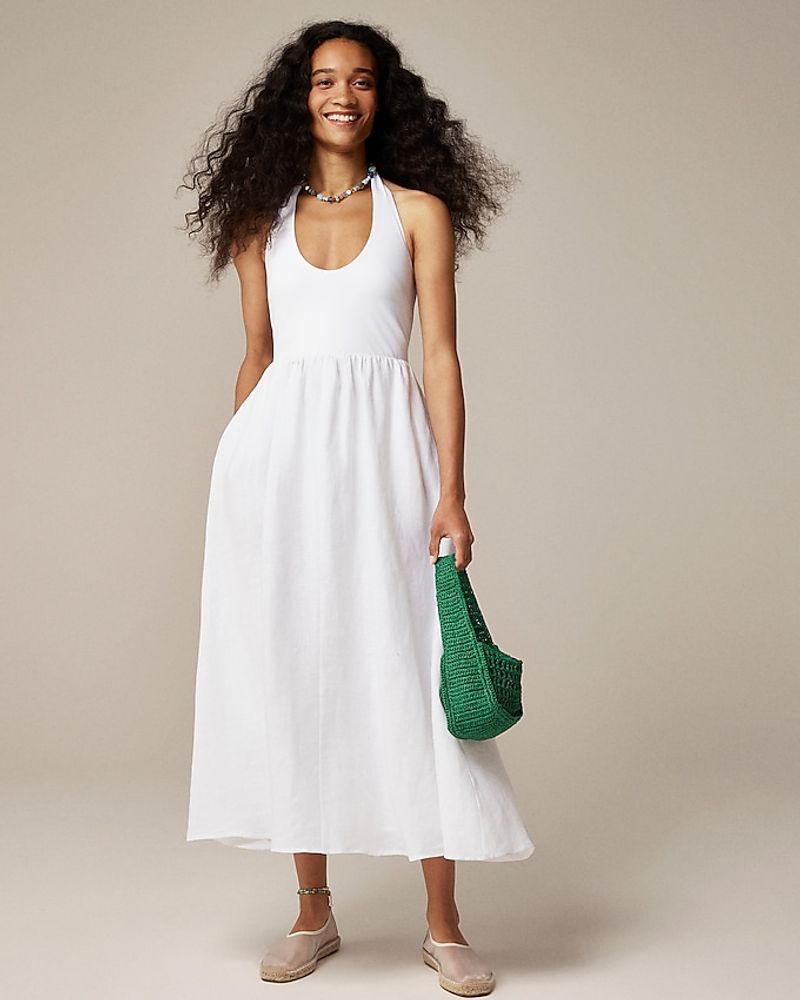 J.Crew Mixy Halter Dress