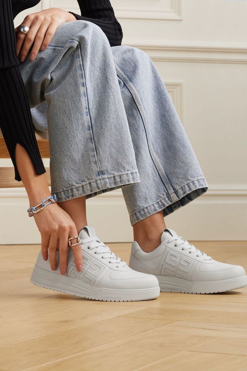 Classic White Leather Sneakers