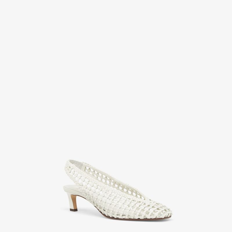 Fendi - Woven Slingback Pump