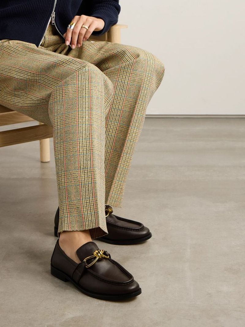Classic Leather Loafers with Cushioned Insoles
