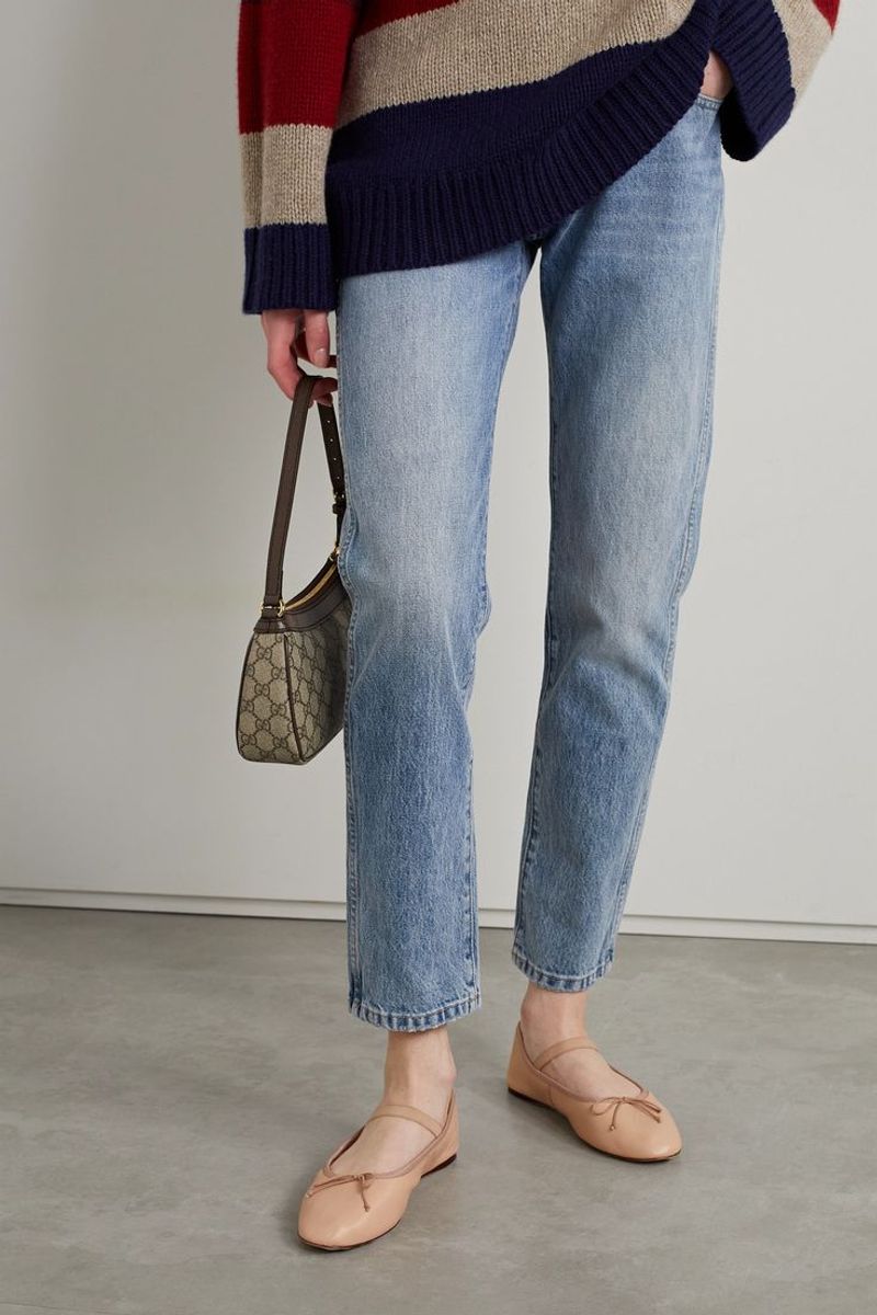 Soft Nude or Blush-Toned Ballet Flats