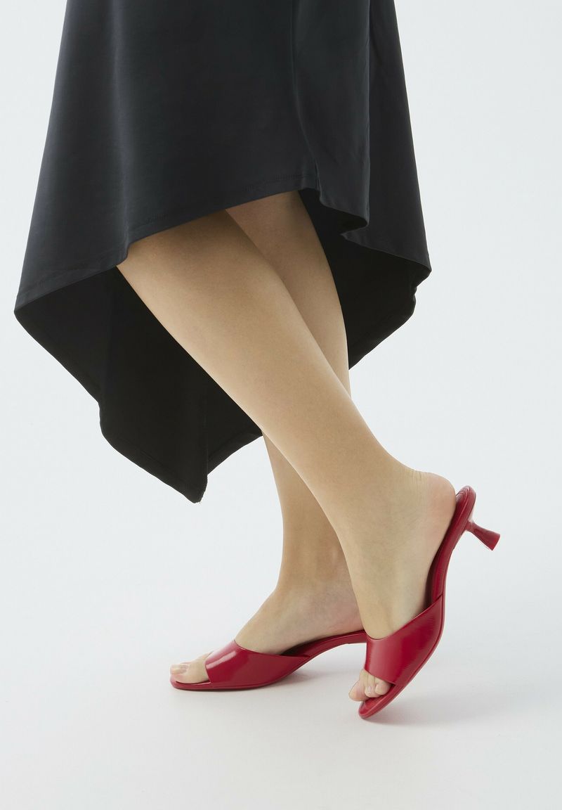 Bershka Kitten Heel Mule Sandals