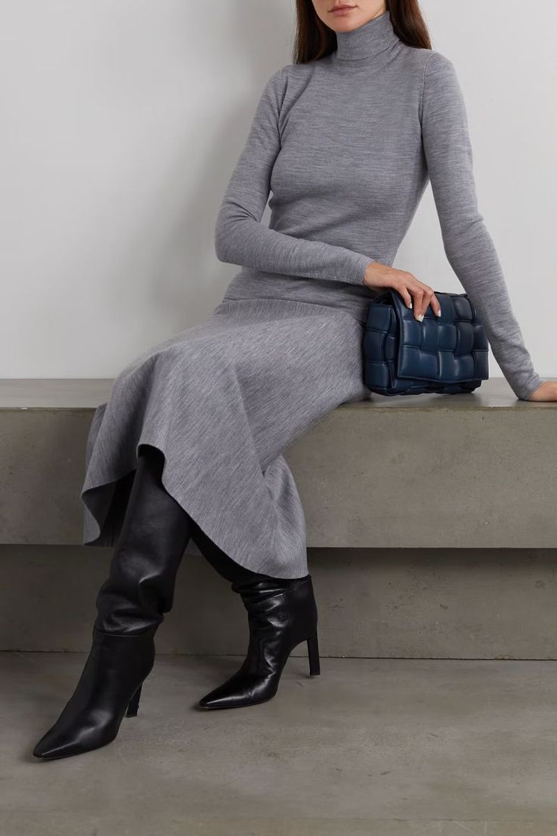 Sweater Dress + Belt