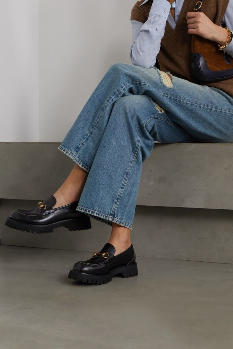 Chunky Loafers with Modern Platform