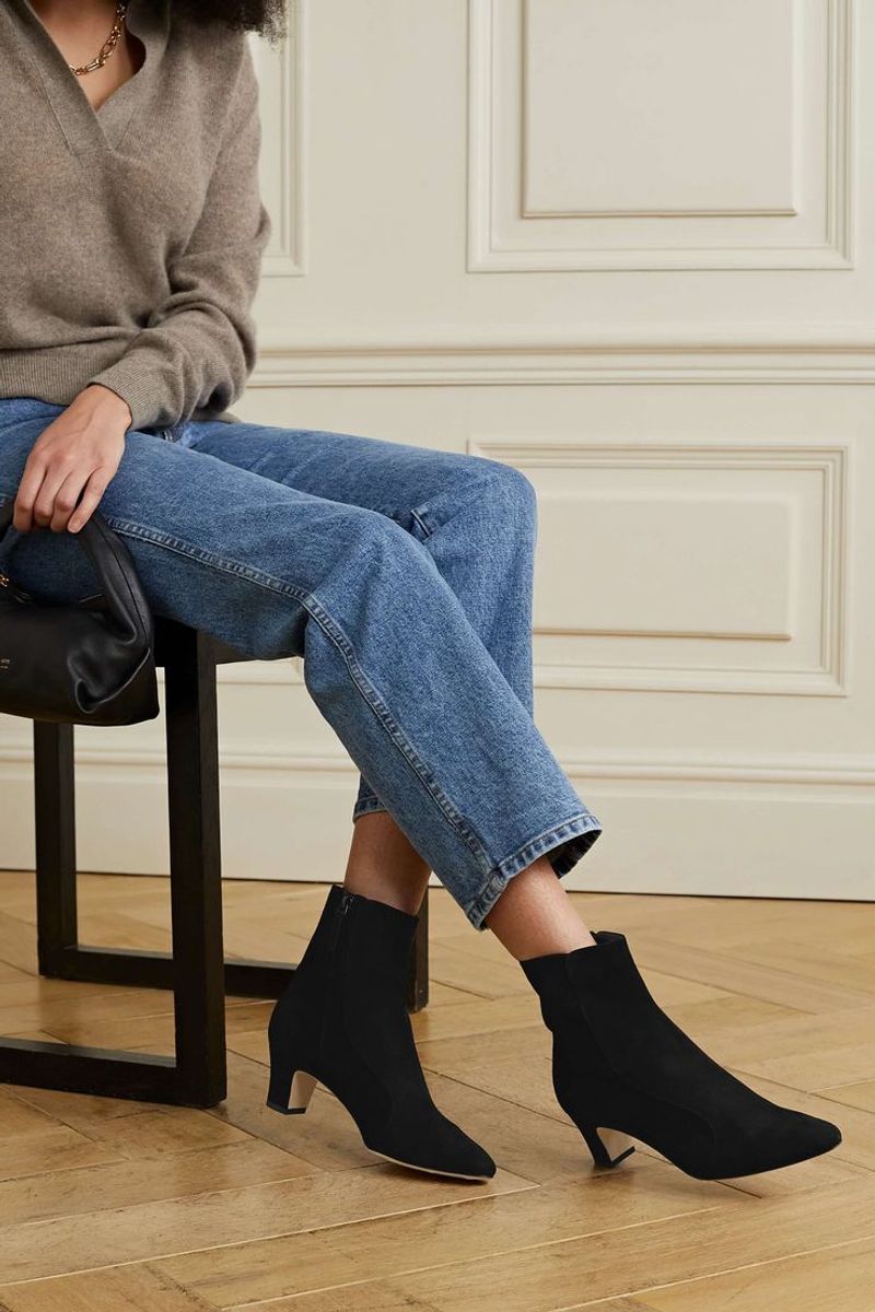 Ankle Boots with a Tapered Toe