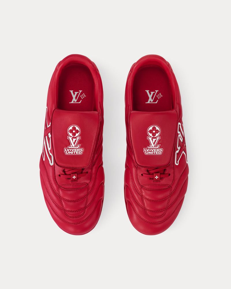 Louis Vuitton LV Footprint Football Trainers in Red