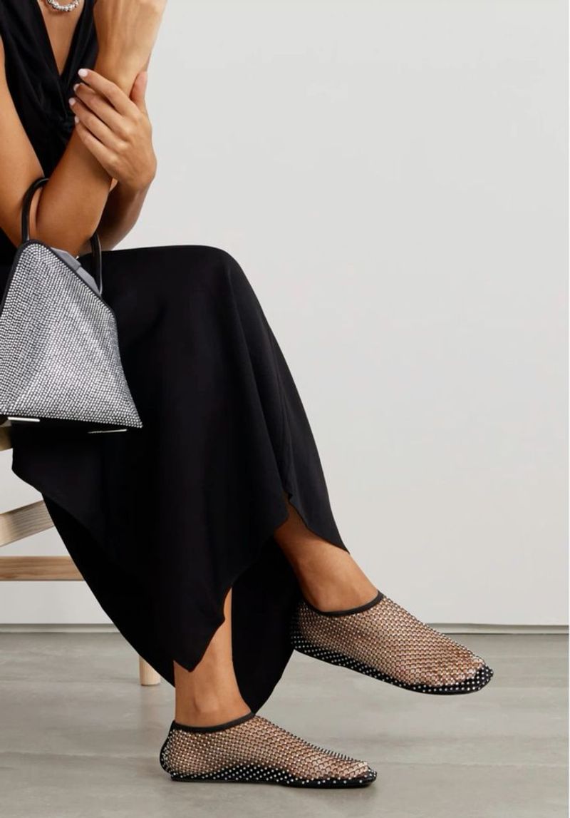 CHRISTOPHER ESBER Mesh ballet flats