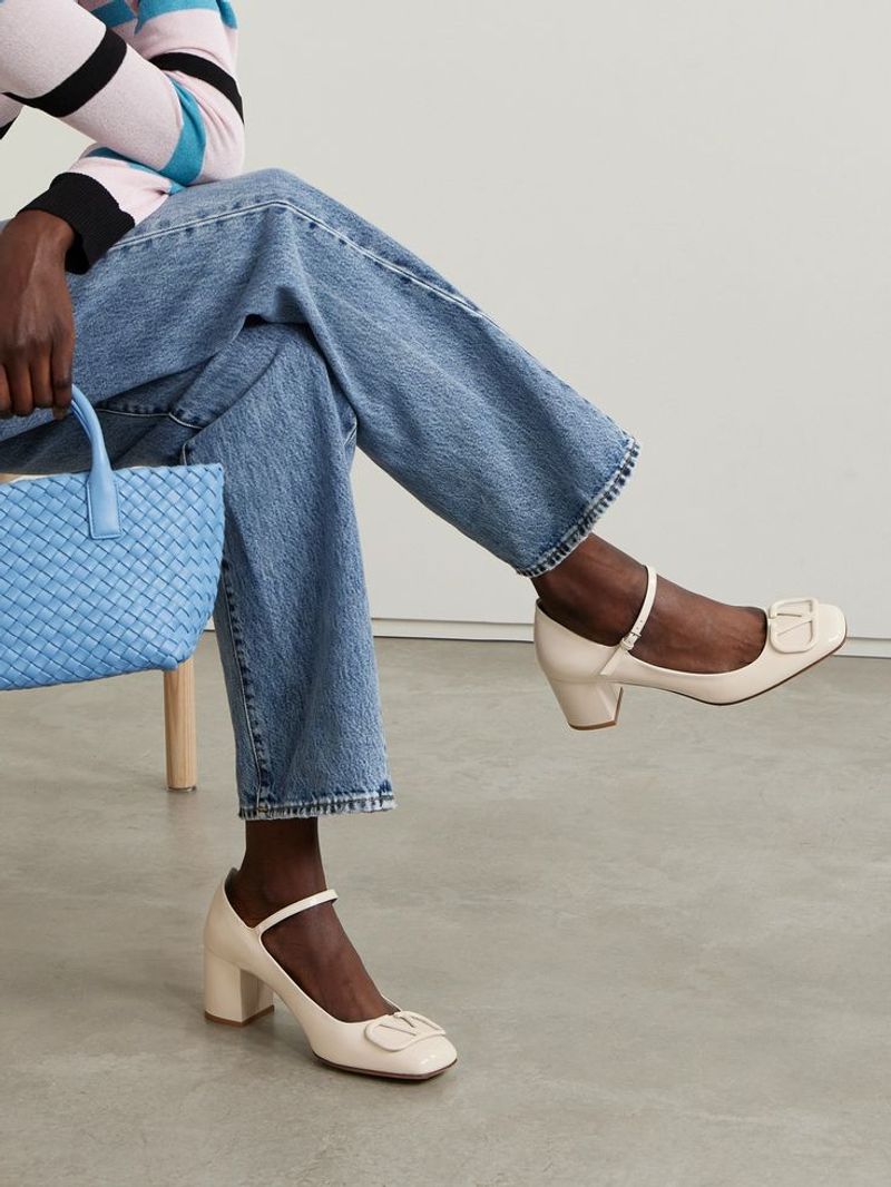 Low Block Heels with Modern Details