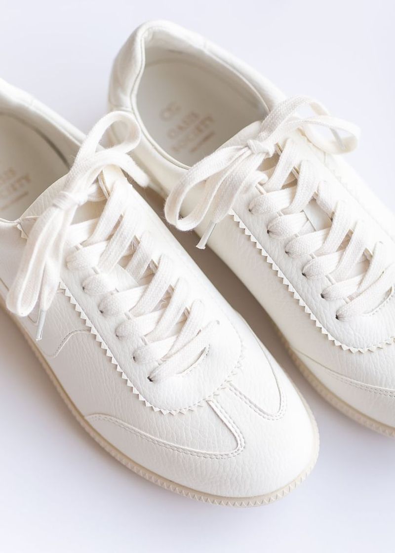 Crisp White Sneakers
