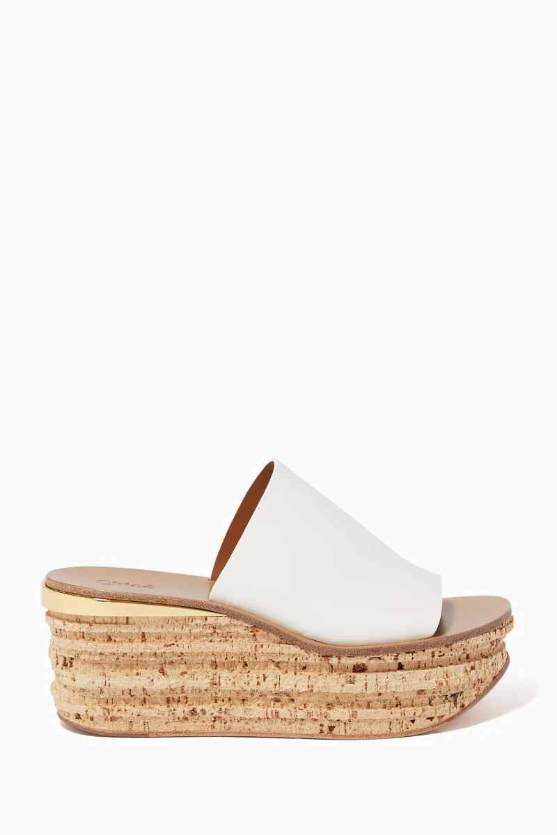 Chloé Camille Peep-Toe Wedges