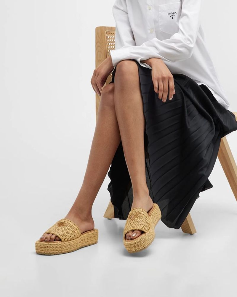 Woven or Raffia Sandals