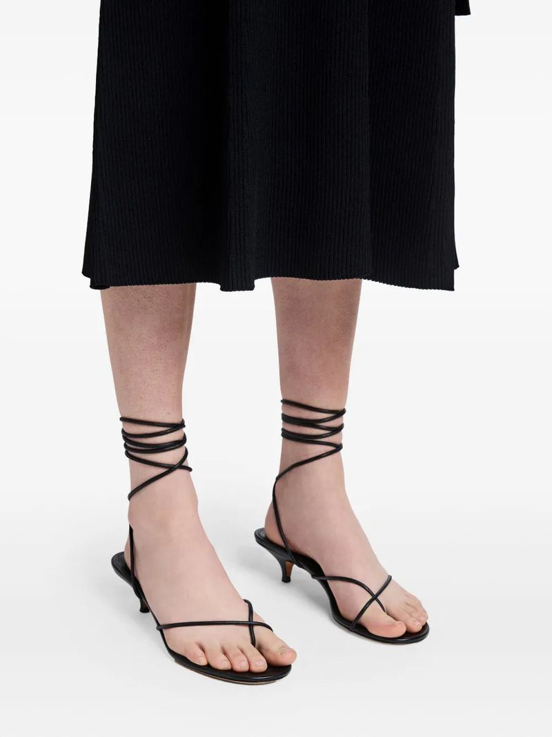PROENZA SCHOULER Slash Tie Leather Sandals