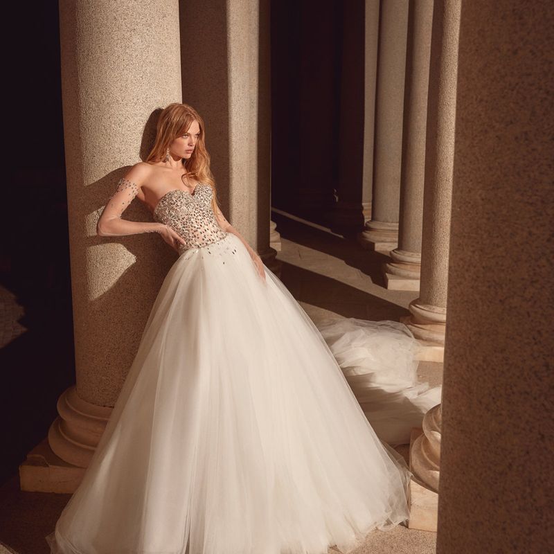 Corset Bodices with Crystal Embellishments