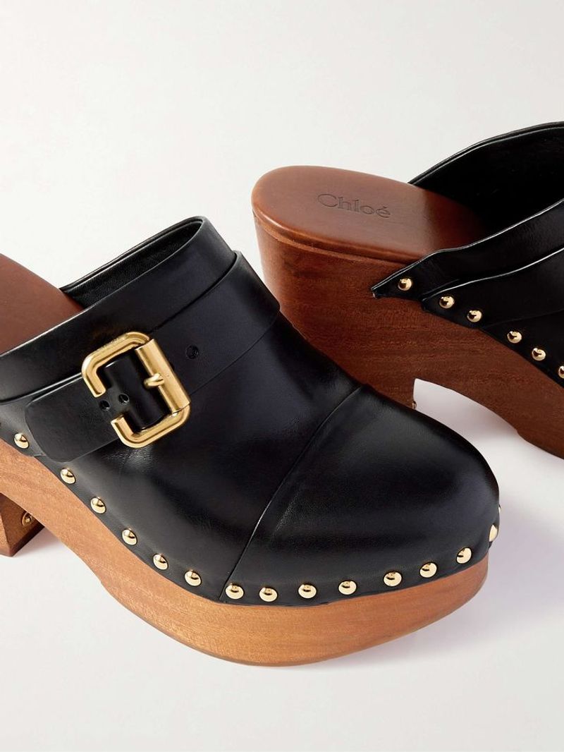 Heavy Wooden Clogs