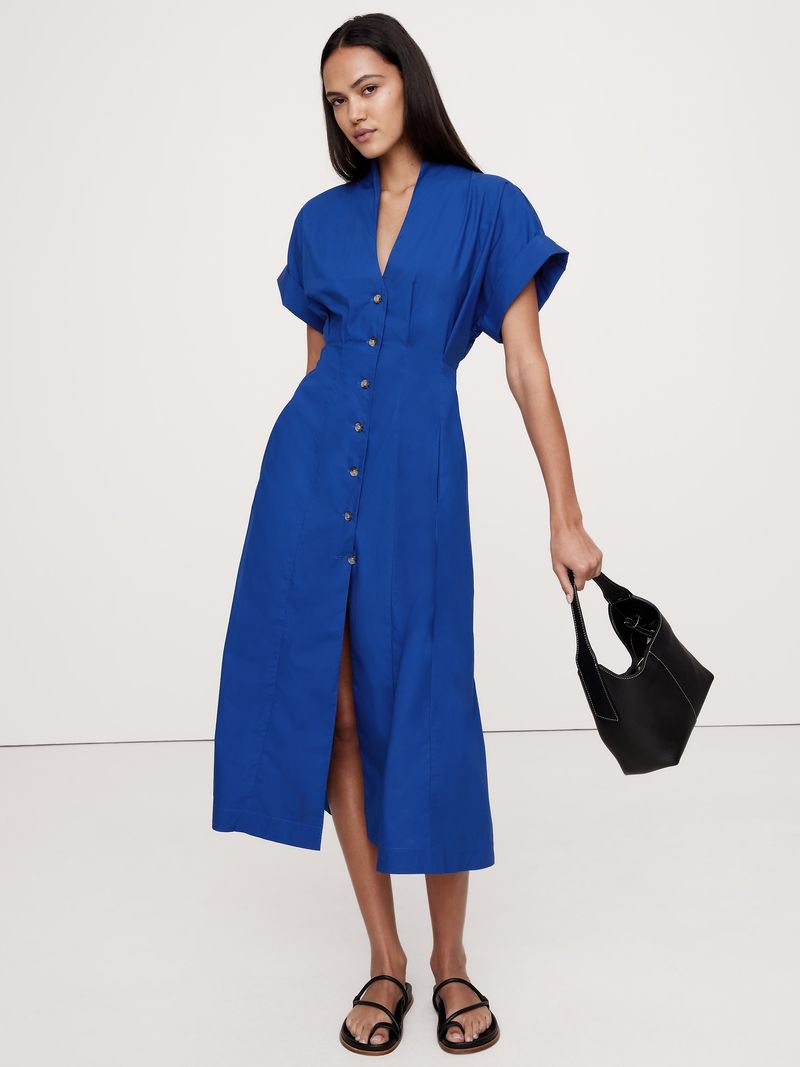 Cotton Shirt Dress