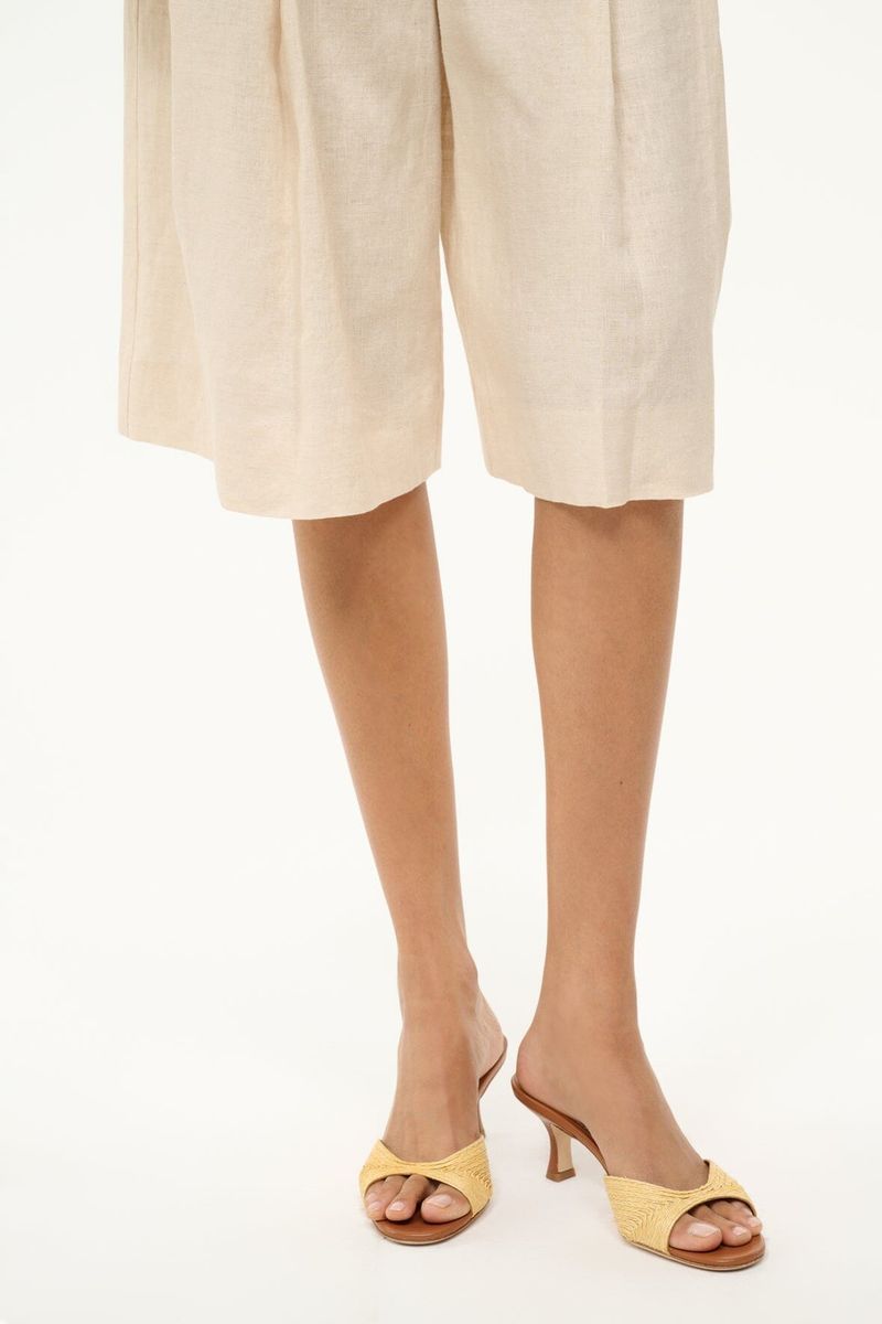 Staud Brigitte Raffia Mules