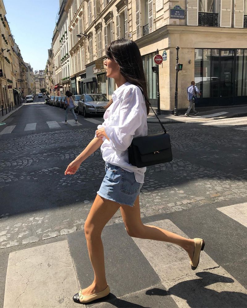 Cap-Toe Ballet Flats