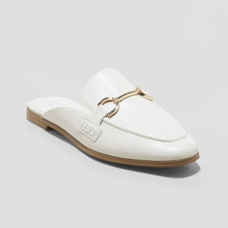 A New Day™ Sandy Mule Flats with Memory Foam Insole