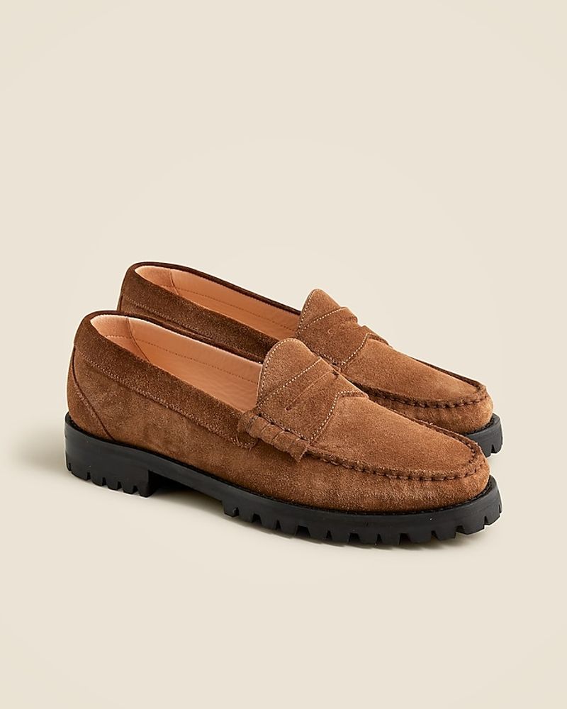 Suede Loafers