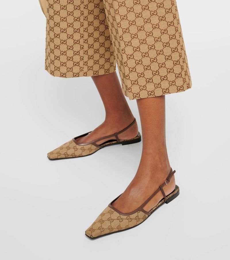 Gucci GG Slingback Ballet Flat