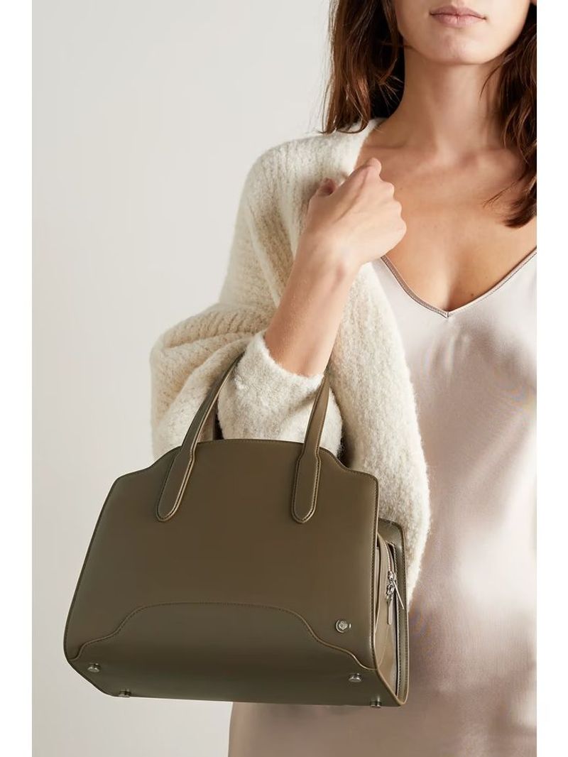 Structured Leather Handbag