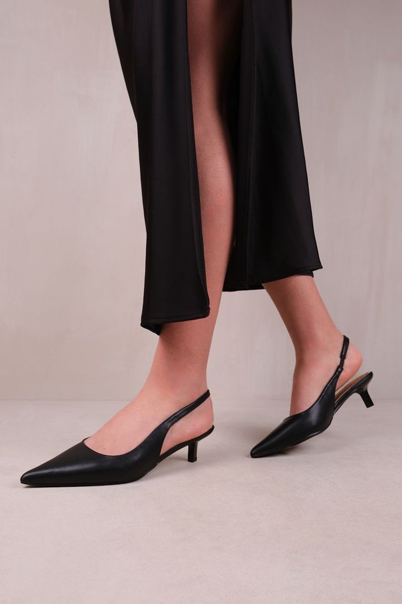 Pointed-Toe Slingbacks