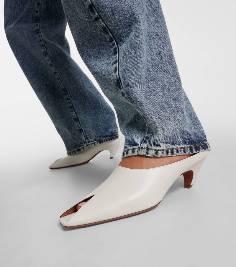 Alaïa Spike 55 Kitten Mules