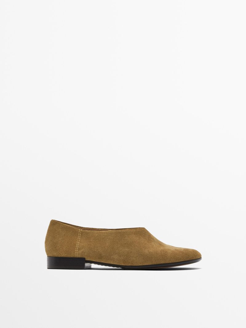 Soft Round Toe Ballet Flats – Camel