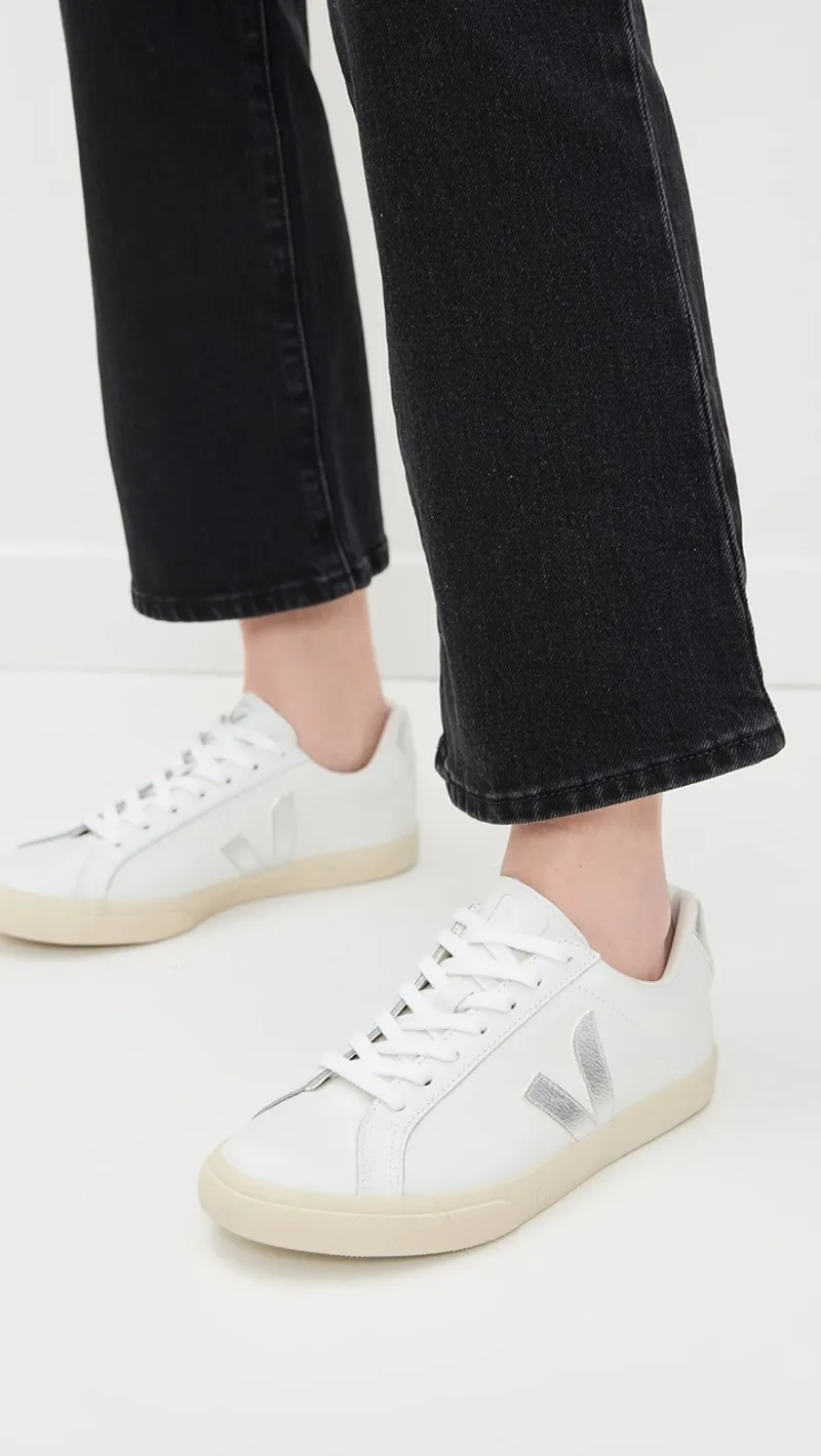 White Leather Sneakers (Streamlined Design)