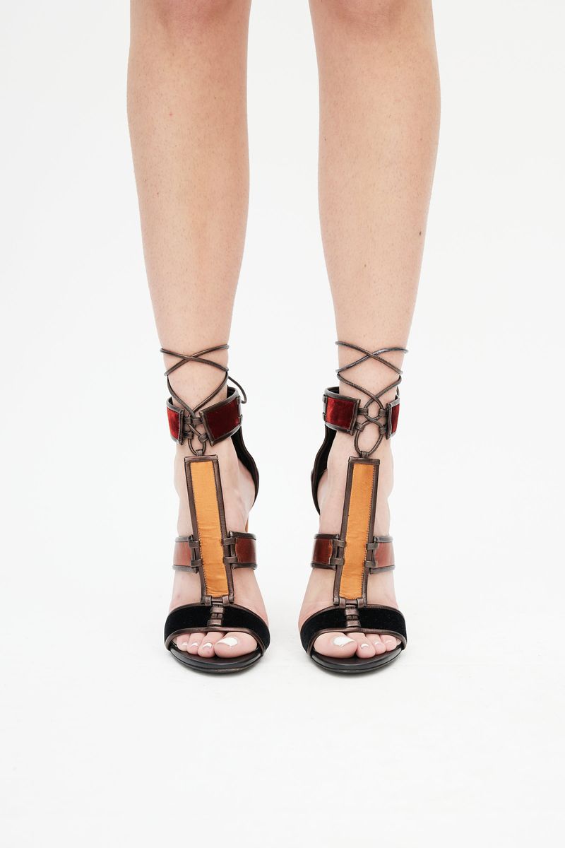 Multi-Strap Cage Heels