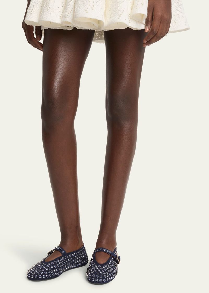 Alaïa Mary Jane Flats