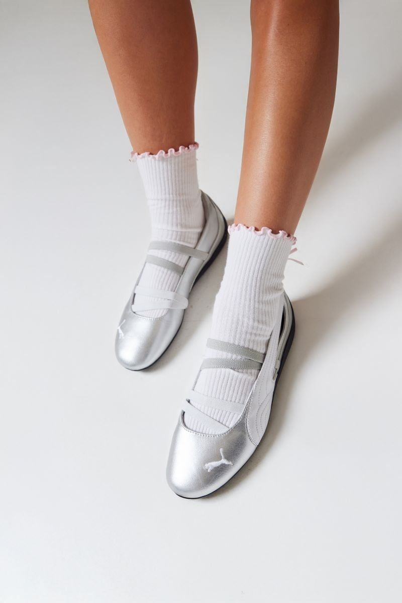 Puma Speedcat Ballet Flats in Silver – Puma