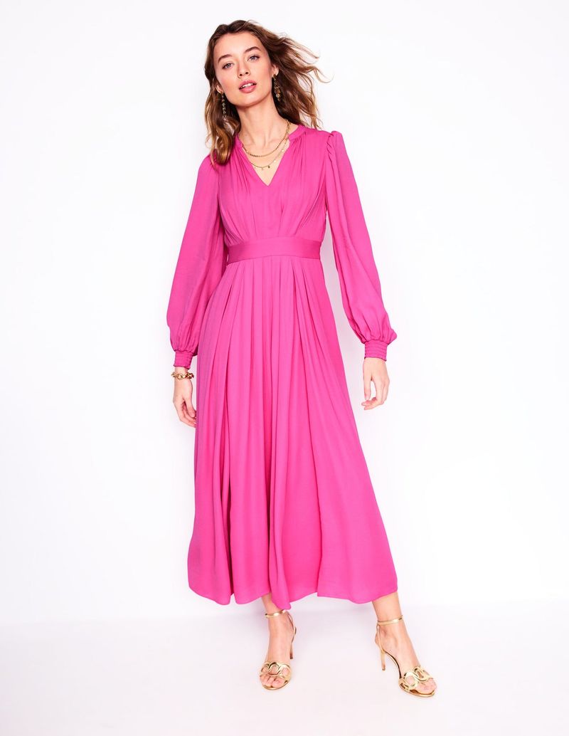 Boden Blouson Pink Dress