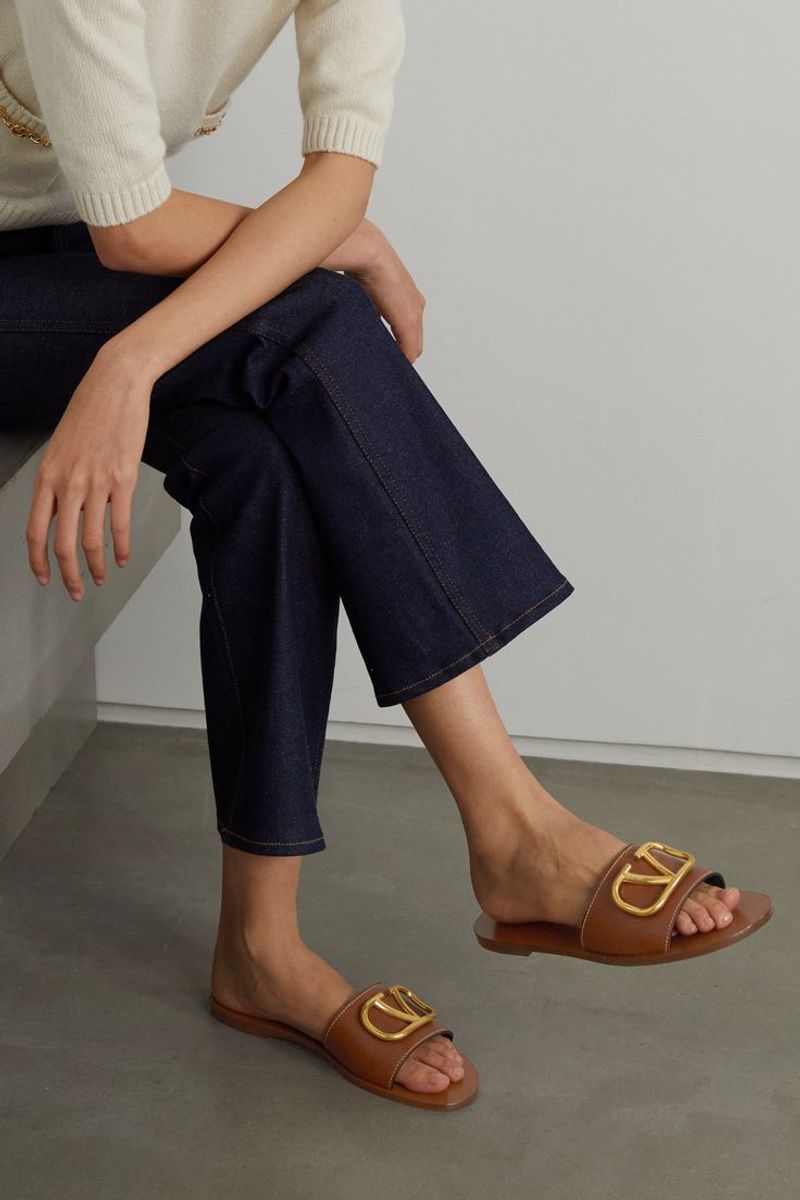 Leather Slides