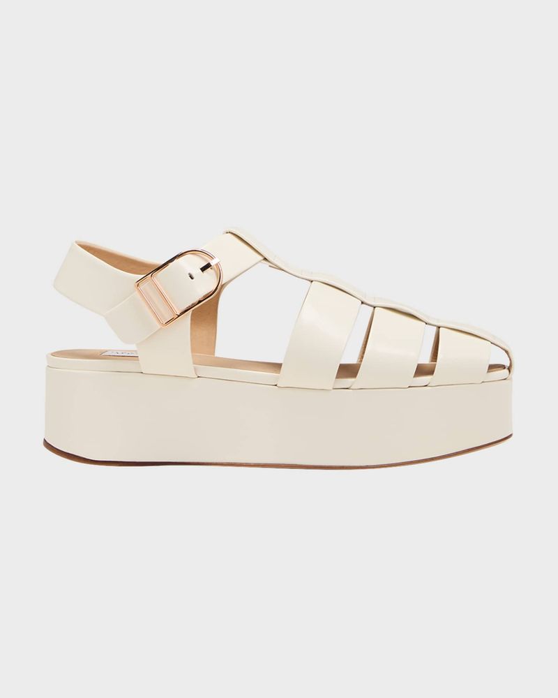 Gabriela Hearst Mila 60MM Leather Platform Fisherman Sandals