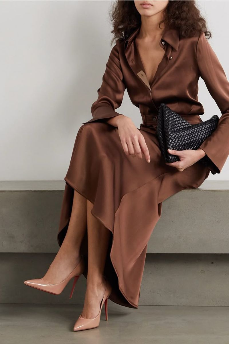 Nude-for-You Pointed Flats or Low Heels